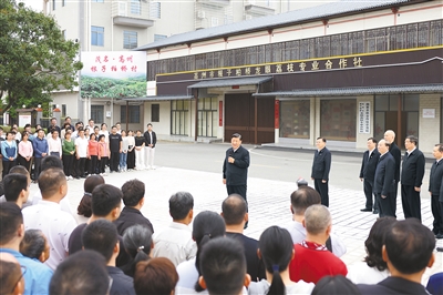 习近平在广东考察时强调坚定不移全面深化改革扩大高水平对外开放在推进中国式现代化建设中走在前列
